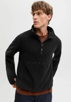 Jack & Jones SKI - FLEECEPULLOVER - LAUREL WREATH - Felpa In Pile - Black Beauty -Jack & Jones da61feca4ff642898fb6c2c60086a524