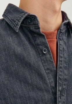 Jack & Jones Henry Wi 052CamiciaBlack Denim Uomo Camicie JA222D2LM-Q11 -Jack & Jones ddbc8bcd98274ff7ae636e91fa9c1bcd