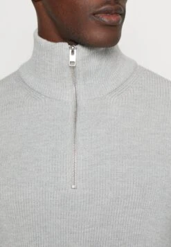 Jack & Jones Jprccperfect Half ZipMaglioneCool Grey Melange Uomo Maglieria JA222Q1AM-C12 -Jack & Jones df0449a053124e408d2d6b83fe57f344