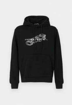 Jack & Jones JCOFUSION BRANDING - Felpa - Black -Jack & Jones e08dc84a30ec476d896d28645cff51aa
