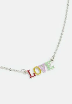 Jack & Jones Jaclove Necklace UnisexCollanaSilver-Colourede/Birch Uomo Gioielli JA254L01P-D11 -Jack & Jones e1e1354d30dd4a7e8ba163b75c46e2a9