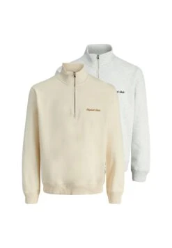 Jack & Jones 2ER PACK - Felpa - Beige Hellgrau