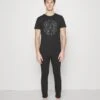 Jack & Jones James Tee And PantsPigiamaBlack Uomo Per La Notte JA282M025-Q11