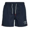 Jack & Jones France La Boulisterie Mit TunnelzShorts Da MareDunkelblau Uomo Moda Mare JA282H06J-K11