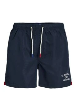 Jack & Jones France La Boulisterie Mit TunnelzShorts Da MareDunkelblau Uomo Moda Mare JA282H06J-K11