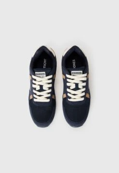 Jack & Jones JFWHARROW - Sneakers Basse - Navy Blazer/tan/marshmallow -Jack & Jones e2f54b16735d492e9031db94df40dded