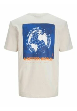 Jack & Jones Crew NeckT-Shirt Con StampaMoonbeam Uomo T-shirt E Polo JA222O5JP-A11 -Jack & Jones e4848cad61074ff590ddf923743b4ef9
