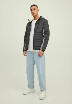 Jack & Jones Jcoberg Hybrid JacketGiacca Da Mezza StagioneAsphalt Uomo Giacche JA222T1GN-C11 -Jack & Jones e5bedef216ef458cadc95b353b89f260