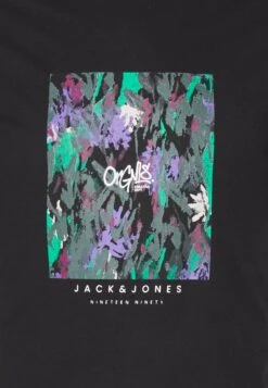 Jack & Jones Jorsilverlake Tee Crew NeckT-Shirt Con StampaBlack Uomo T-shirt E Polo JA222O5EG-Q11 -Jack & Jones e89f3cad5ded4b12bfdf2b3b64c1e471