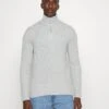 Jack & Jones Jprccperfect Half ZipMaglioneCool Grey Melange Uomo Maglieria JA222Q1AM-C12 -Jack & Jones e8fa6560c3aa482d80534f7988d769c1