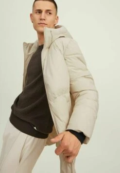 Jack & Jones Lange- Cappotto Invernale - Moonbeam -Jack & Jones ea80cf2bf0a241ada302bf0f6e1db6f0