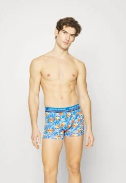 Jack & Jones Jachenderson Trunks 3 PackCulotteJolly Greenpack/Aster Blue Uomo Intimo JA282O0MB-M11