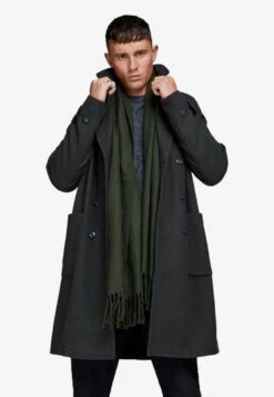 Jack & Jones Solid Scarf UnisexSciarpaOlive Uomo Foulard E Sciarpe JA252G01U-N11