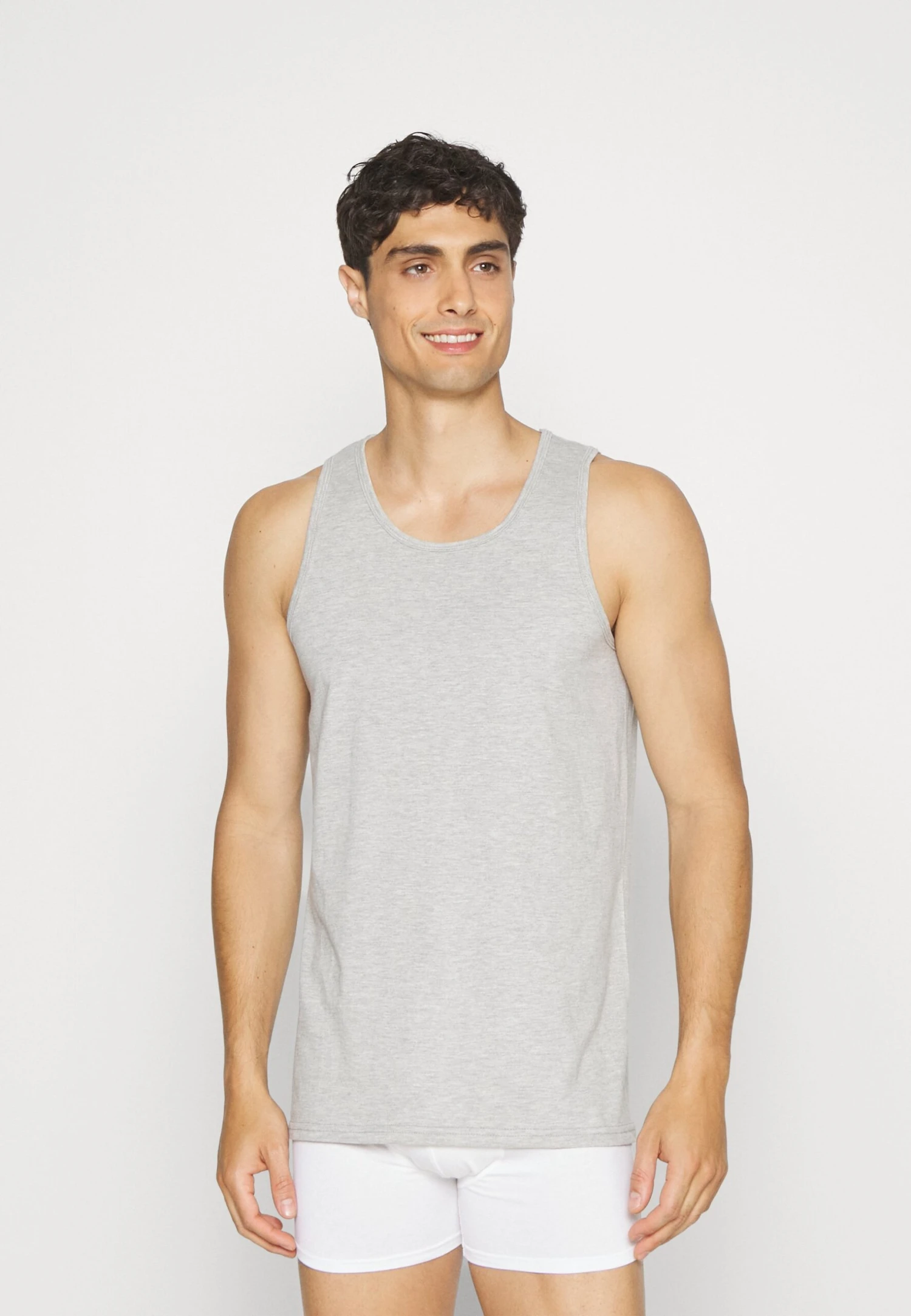 Jack & Jones Jactank 5 PackMaglietta IntimaLight Grey Melange/White/Black Uomo Intimo JA282Q006-C11 4 Jack & Jones Jactank 5 PackMaglietta IntimaLight Grey Melange/White/Black Uomo Intimo JA282Q006-C11 - immagine 2