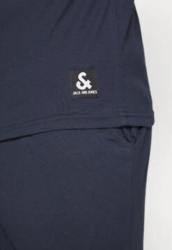 Jack & Jones Jacbasic Label Tee And Pants PigiamaNavy Blazer Uomo Per La Notte JA282M02G-K11 -Jack & Jones f44467de264a474b831006acf6c595db
