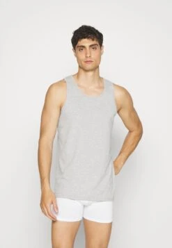 Jack & Jones Jactank 3 PackMaglietta IntimaLight Grey Melange/White/Black Uomo Intimo JA282Q007-C12