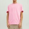Jack & Jones Crew NeckT-Shirt Con StampaPrism Pink Uomo T-shirt E Polo JA222O5AI-J11