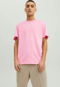 Jack & Jones Crew NeckT-Shirt Con StampaPrism Pink Uomo T-shirt E Polo JA222O5AI-J11
