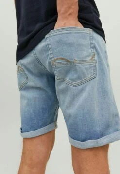 Jack & Jones Chris Wood- Shorts Di Jeans - Blue Denim -Jack & Jones f8de783b75824b3fa6d7cf83350b368a