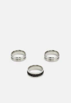 Jack & Jones Jacchain Unisex 3 PackAnelloSilver-Coloured Uomo Gioielli JA252L00F-D12