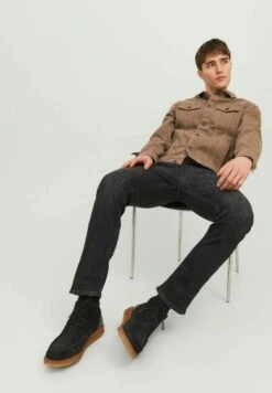 Jack & Jones Jeans Slim FitBlack Denim Uomo Jeans JA222G28O-Q11 -Jack & Jones fa42f13f66974197a5acb6fe02dba32a