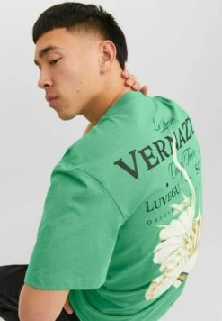 Jack & Jones Crew NeckT-Shirt Con StampaHolly Green Uomo T-shirt E Polo JA222O5IN-M11 -Jack & Jones fac7ffe0cc4544859a8508fdc6113d95