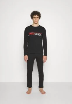 Jack & Jones Jacjaxon Tee And Pants SetPigiamaBlack Uomo Per La Notte JA282M02H-Q11