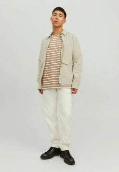 JACK&JONES Premium Giacca Da Mezza StagioneWhite Pepper Uomo Giacche JAM22T09I-B11 -Jack & Jones fd8ab80919cb4271b7cd5b53a46ddc6d